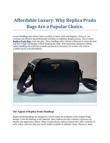 Replica Designer Bags
