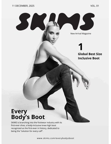 PR 351B — SKIMS Every Body's Boot Magazine 