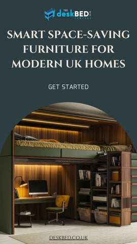 SMART SPACE-SAVING FURNITURE FOR MODERN UK HOMES BY DESKBED