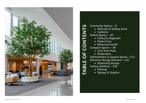 bluespace interiors 家具目录 · - Healthcare 室内 Solutions 第 3 页