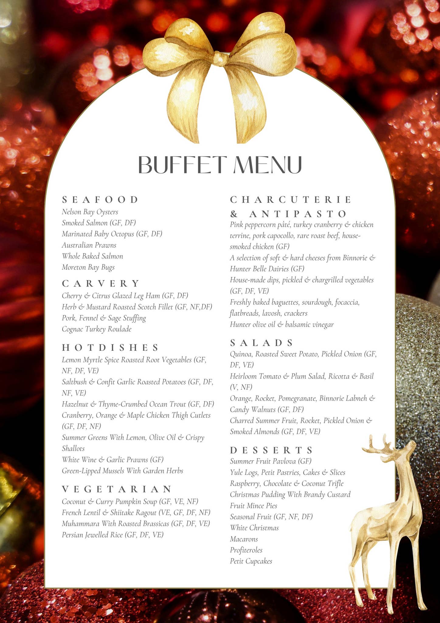 Yorkie Rippa Christmas Menu Christmas Buffet Menu 2025 by Rydges Resort Hunter Valley - Issuu