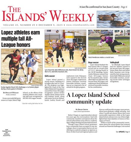 Islands' Weekly, December 09, 2025