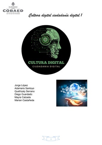 Cultura digital ciudadanía digital 1