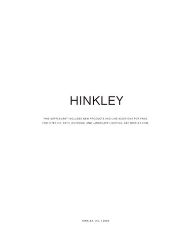 Hinkley Fan Supplement January 2026 第 2 页
