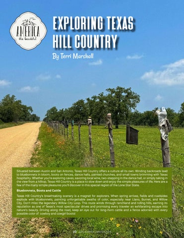 Girl Camper America the Beautiful - Texas Hill Country