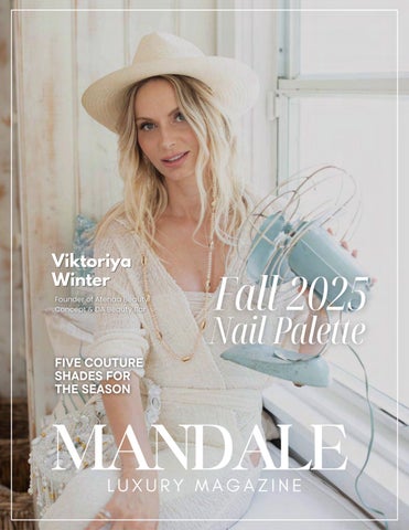Fall Season Nail Palette - DA Beauty Bar Founder Viktoriya Winter for Mandale Luxury Magazine