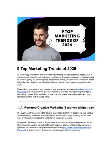 9 Top Marketing Trends of 2026