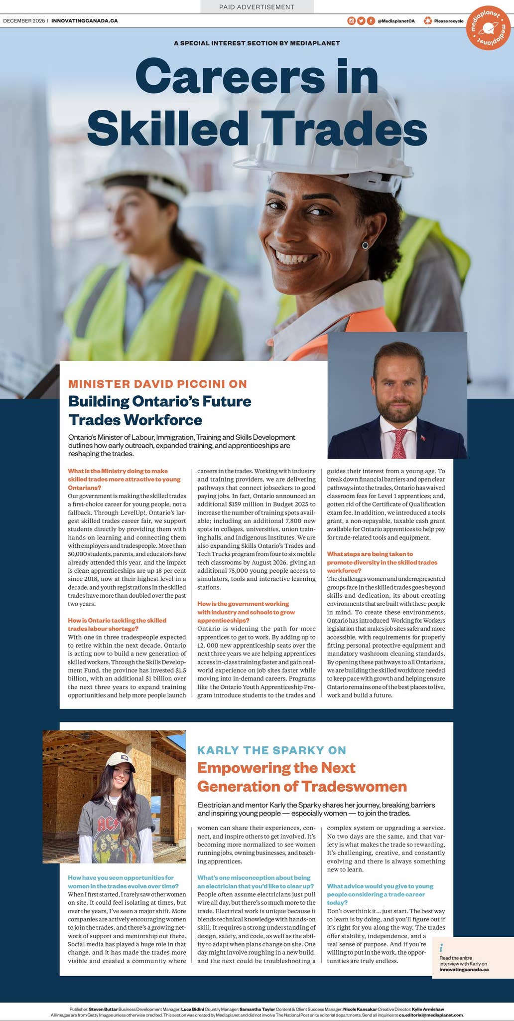 Careers in Skilled Trades 2025 by Mediaplanet Canada - Issuu