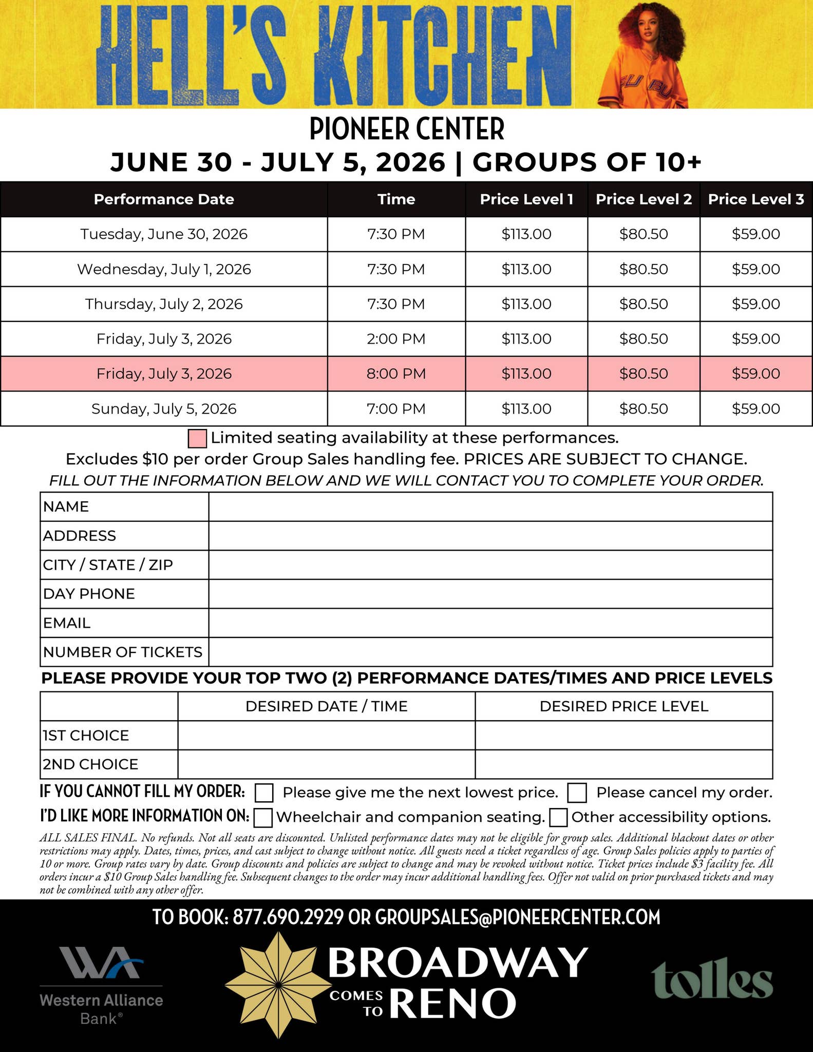 kitchen ordering sheet for wednesday 2025-05-21... Hell's Kitchen - Group Order Form by pioneercenterreno - Issuu