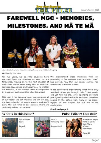 PULSE Issue 7, Term 4 2025