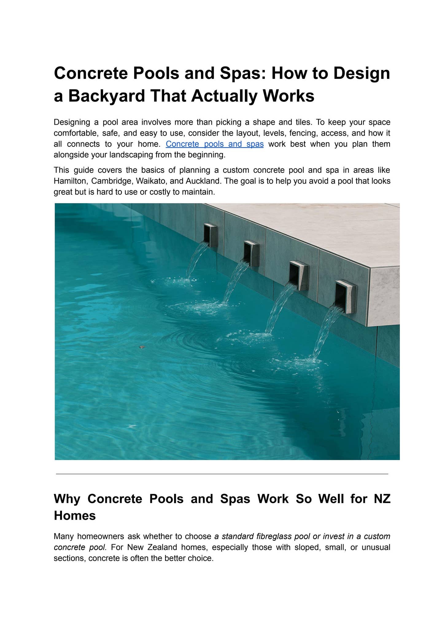 Concrete Pools and Spas: A Practical Guide for NZ Backyards by Luxe ...