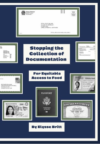 Stopping the Collection of Documentation in Western MA Food Banks