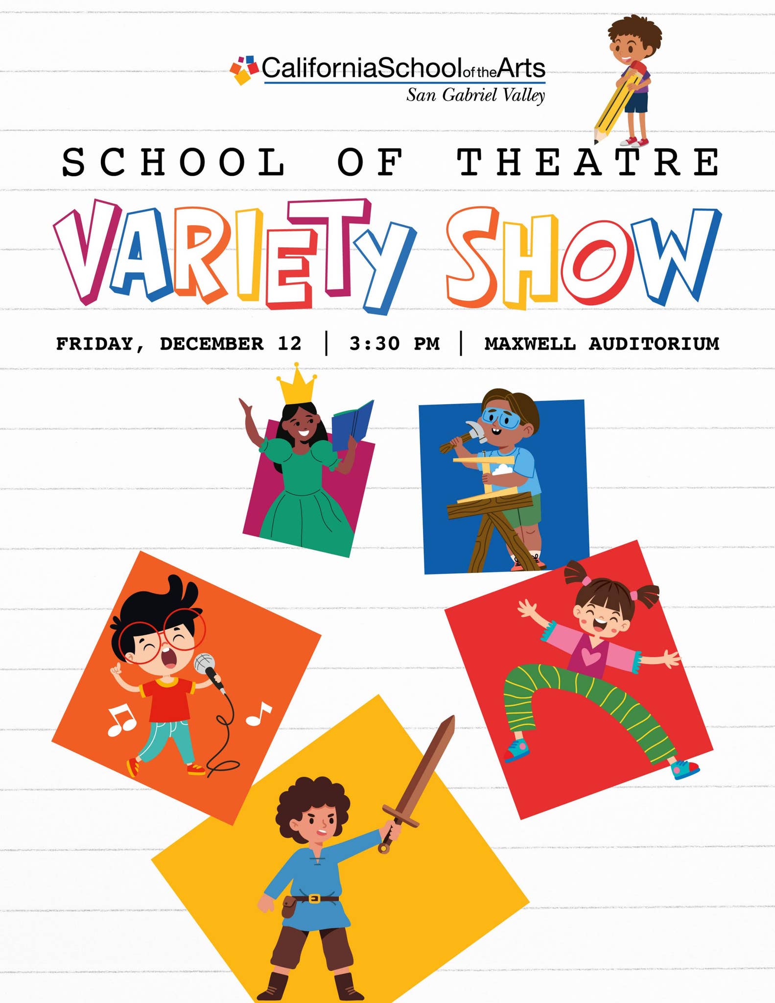 School of Theatre Variety Show Program by California School of the Arts ...