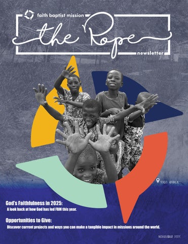 Faith Baptist Mission The End Of Year Rope