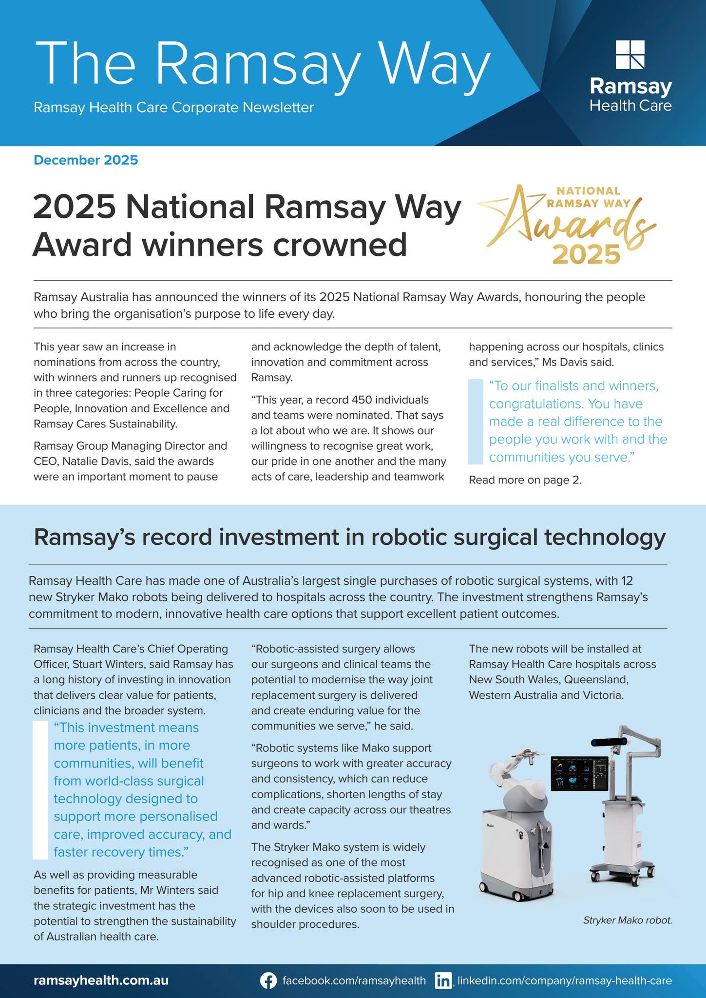 The Ramsay Way - December 2025 by Ramsay Health Care - Issuu