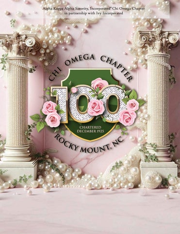 Chi Omega Centennial Gala Souvenir Booklet