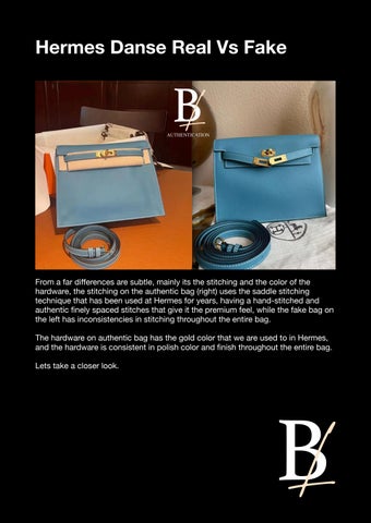 Hermes Danse Real vs Fake