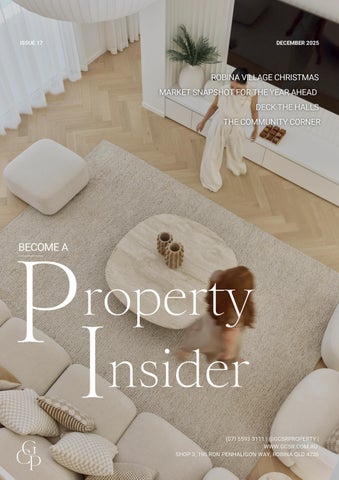 BECOME A PROPERTY INSIDER | ISSUE 17