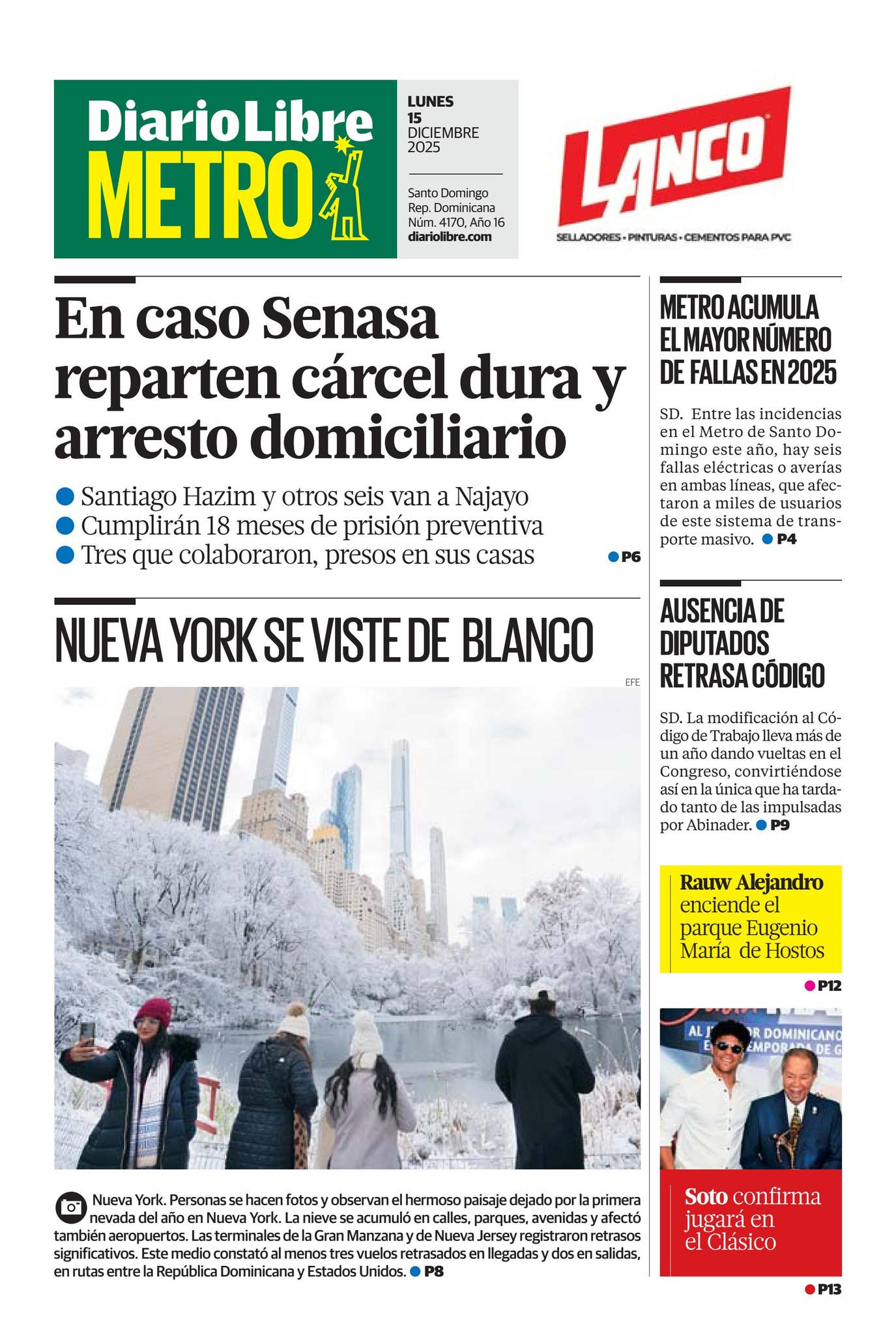 Lunes, 15 de Diciembre de 2025 by Diario Libre - Issuu