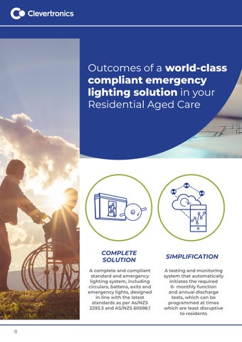Clevertronics Aged Care 指南 第 8 页