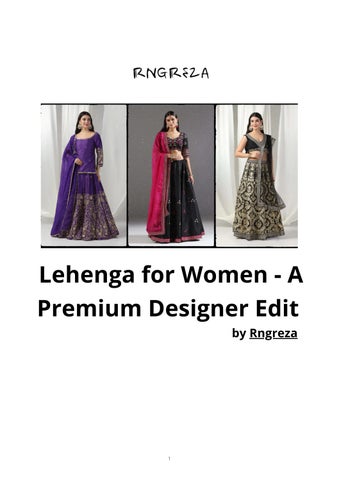 Lehenga for Women – Premium Designer Wedding & Festive Lehenga Collection by Rngreza