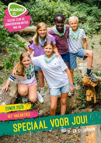 Kazouvakanties 11-12 jaar 2026