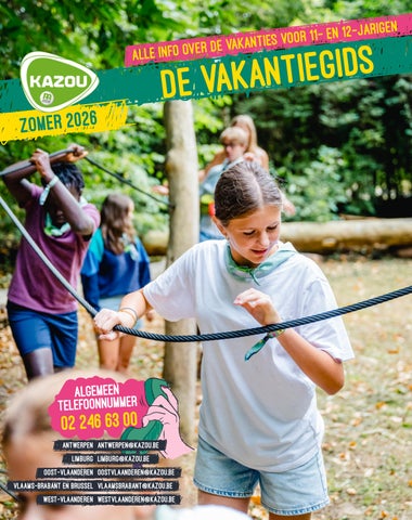 Vakantiegids 2026 voor ouders (11-12 jarigen)
