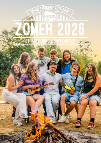 Kazouvakanties 15-16 jaar 2026