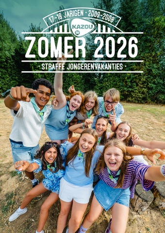 Kazouvakanties 17-18 jaar 2026
