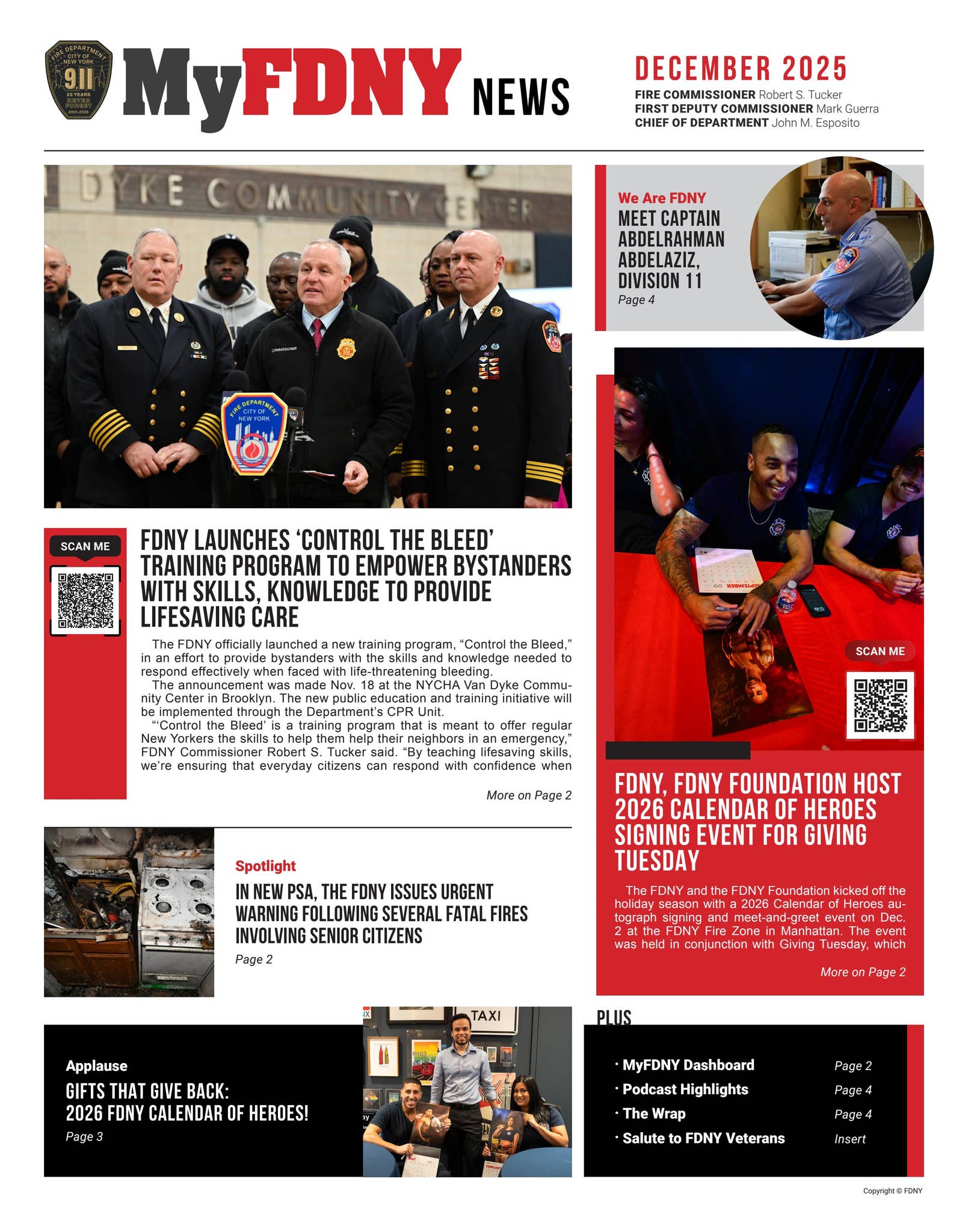 MyFDNY News: December 2025 by Fire Department, City of New York (FDNY ...