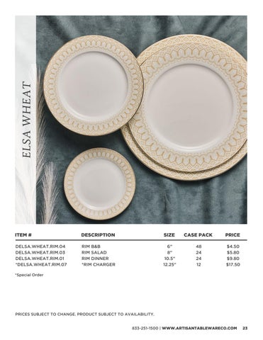 Artisan Tableware Co 家具目录 2026 V1 第 23 页
