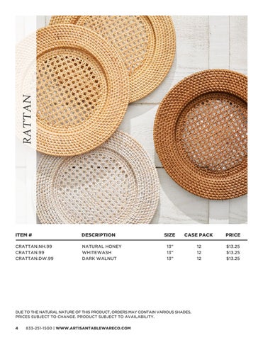 Artisan Tableware Co 家具目录 2026 V1 第 4 页