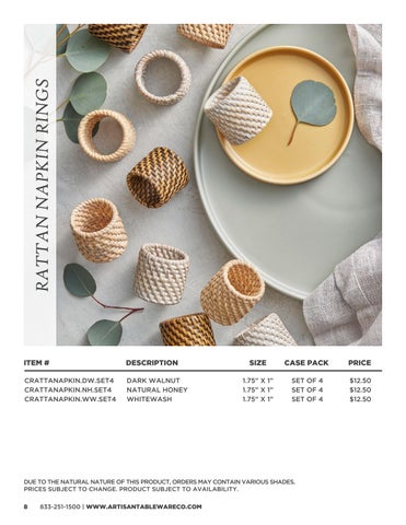 Artisan Tableware Co 家具目录 2026 V1 第 8 页