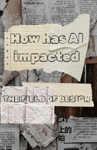 How Has AI Impacted The Field of Design