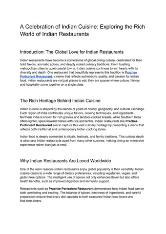 Top Indian Restaurants for Authentic Flavors