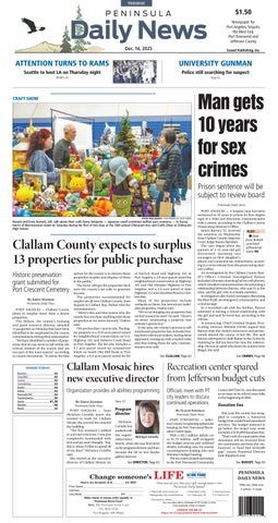 Peninsula Daily News, Jefferson County, December 16, 2025
