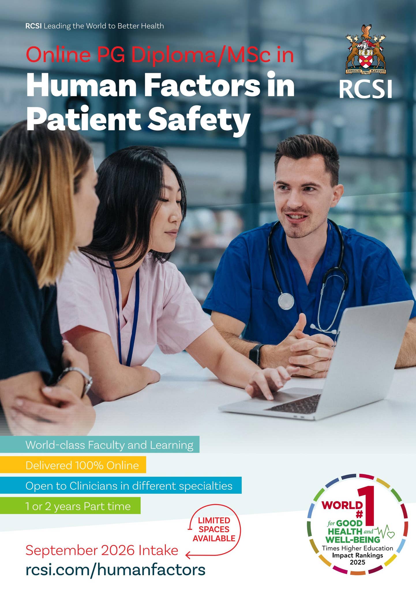 Online PG Diploma MSc in Human Factors in Patient Safety - 2026 Intake ...