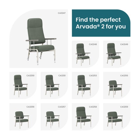 Arvada® 2 Healthcare Patient 椅 | Ocura Healthcare 家具 第 10 页