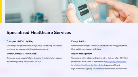 专业 LED 灯饰 Contractor for Hospitals × Healthcare Facilities 第 3 页