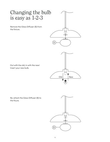 nathanjameshome 灯饰目录 · Belleville 吊灯 Instruction Sheet 12040 第 14 页