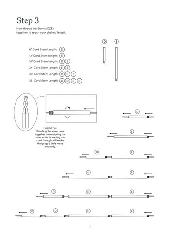 nathanjameshome 灯饰目录 · Belleville 吊灯 Instruction Sheet 12040 第 7 页