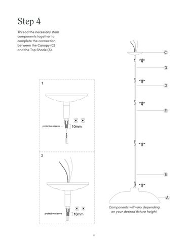 nathanjameshome 灯饰目录 · Belleville 吊灯 Instruction Sheet 12040 第 8 页