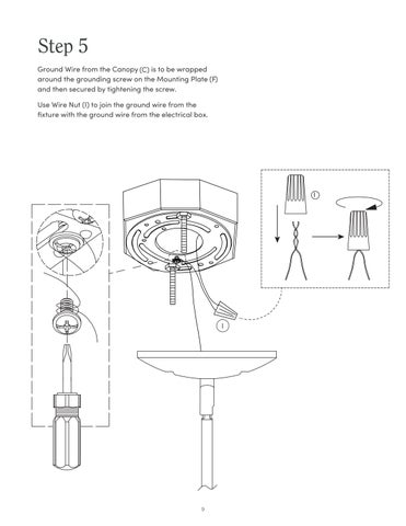 nathanjameshome 灯饰目录 · Belleville 吊灯 Instruction Sheet 12040 第 9 页