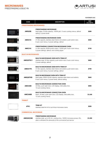Artusi 零售 PL – RRP only November 2025 第 7 页