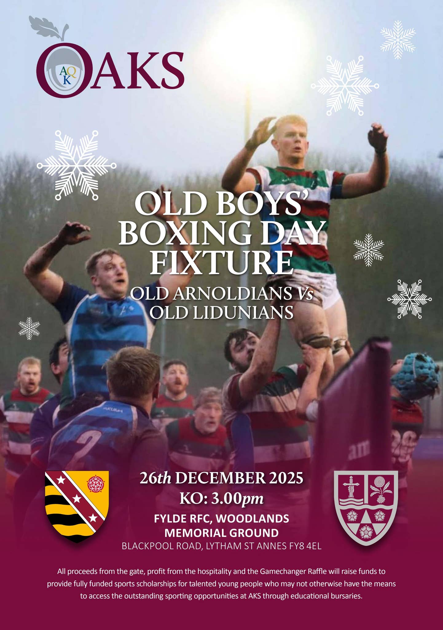 Old Boys' Boxing Day Rugby Programme 2025 by OAKSLytham - Issuu
