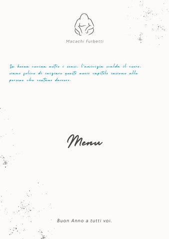 White Minimalist Wedding Menu