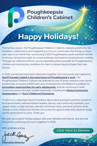 Happy Holidays from the Poughkeepsie Children's Cabinet