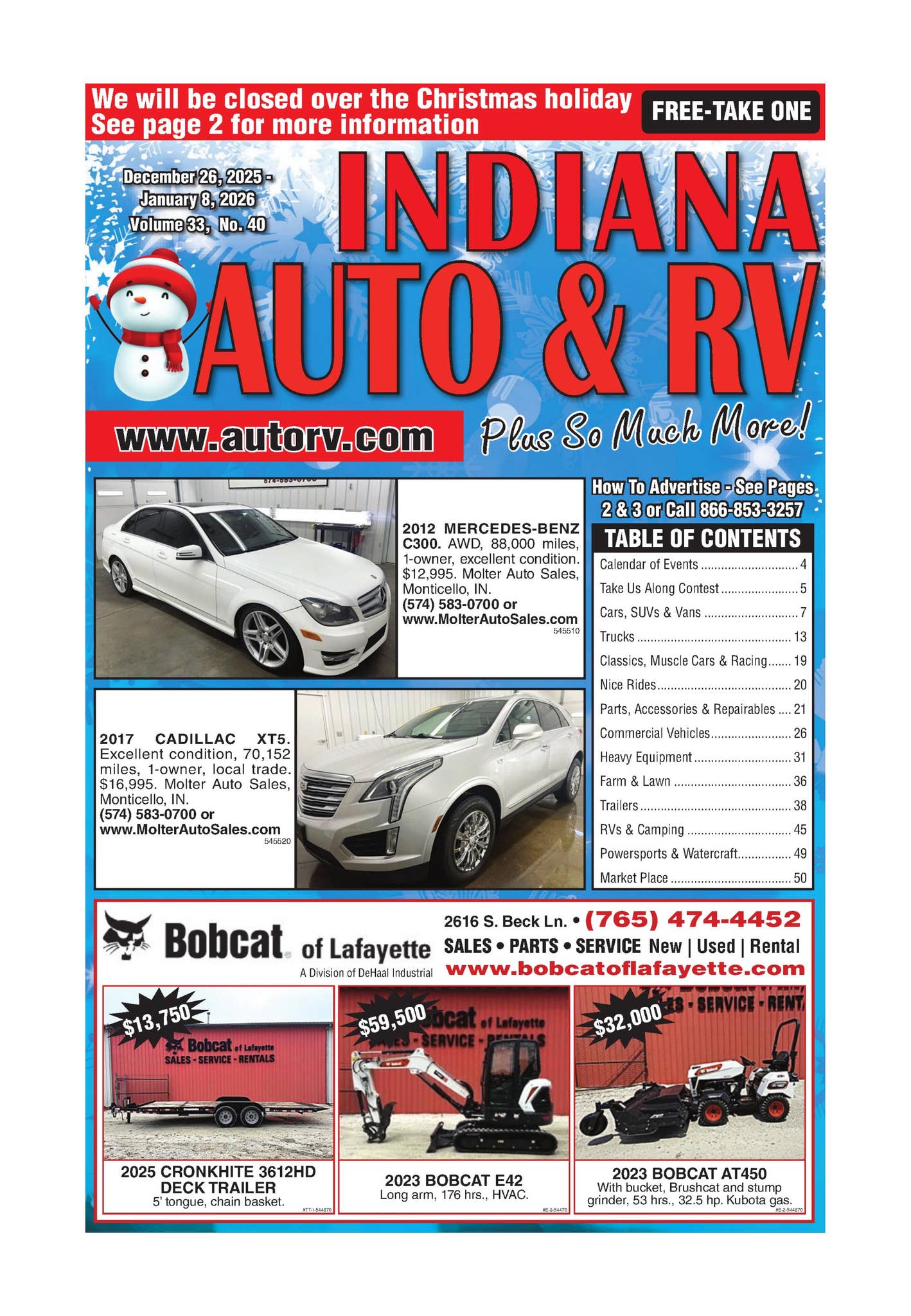 Indiana Auto Rv Indiana Auto & RV - December 26, 2025 by The Papers Inc. - Issuu