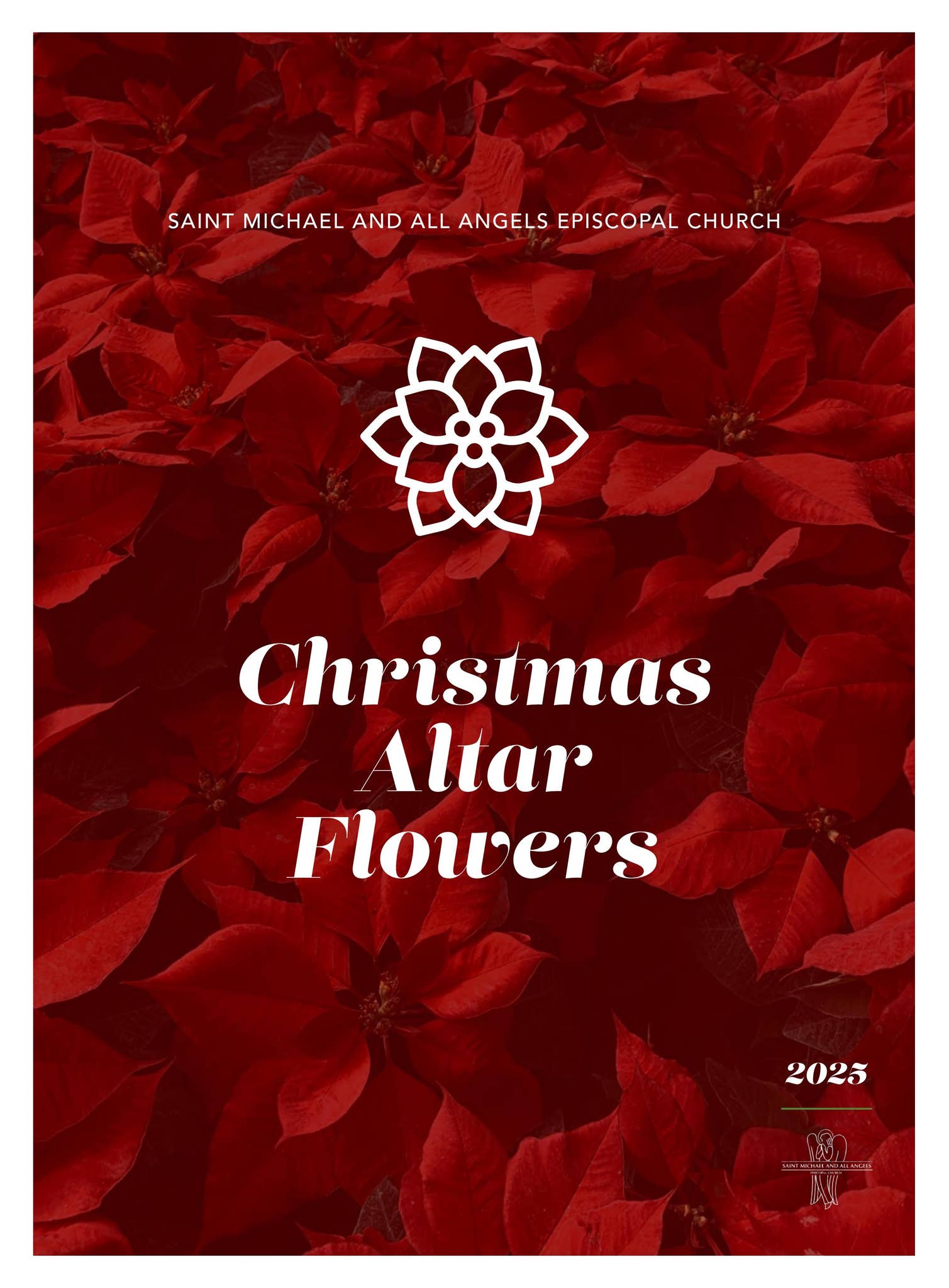 2025 Christmas Altar Flowers by Saint Michael and All Angels Episcopal ...