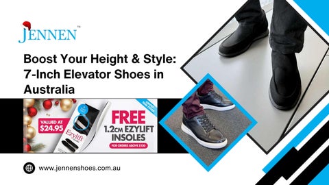 Boost Your Height & Style 7-Inch Elevator Shoes in Australia